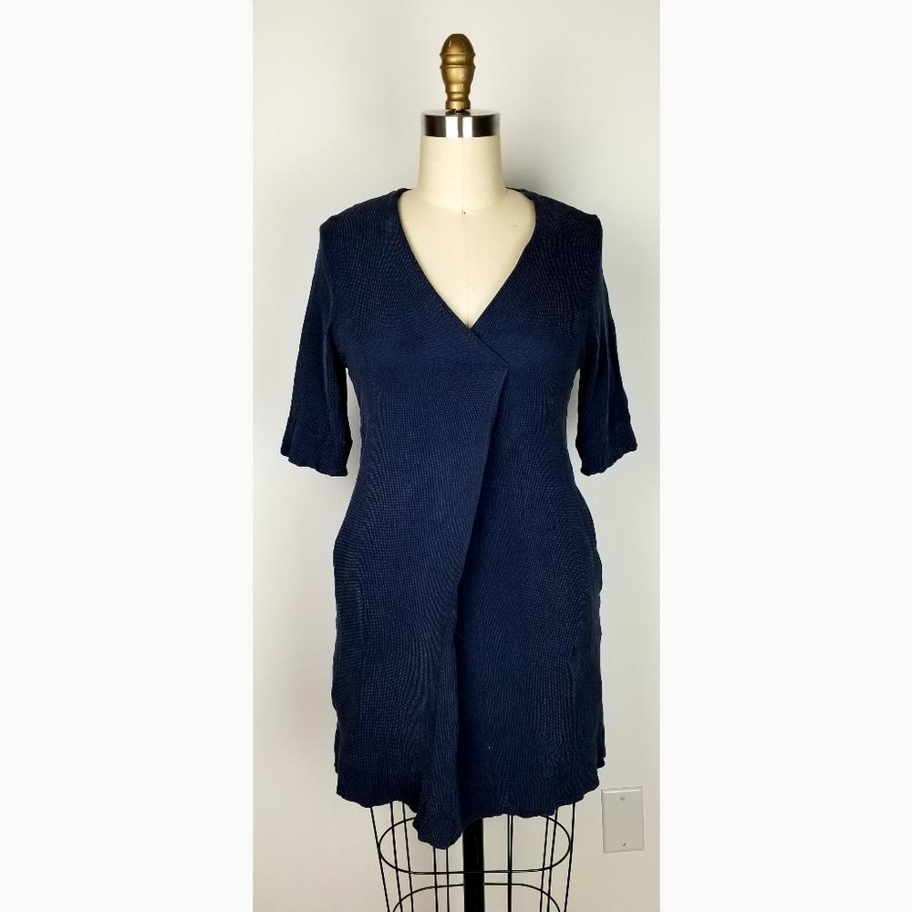 COS Mini Dress Dark Blue Size 4 Small